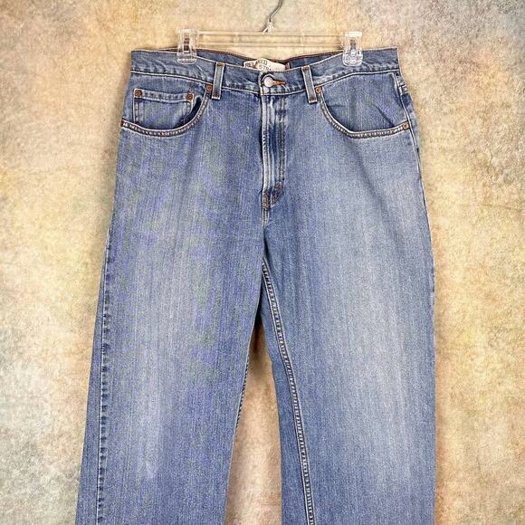 Vintage Y2K Levis 559 Denim Jeans Mens 36x30 Relaxed Fit Straight Leg Blue - Picture 3 of 10
